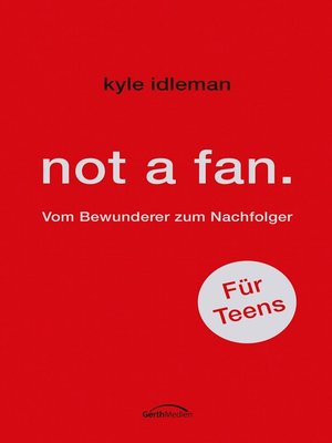 cover image of not a fan. Für Teens